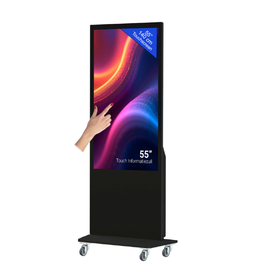 55″ Interactieve touch kiosk